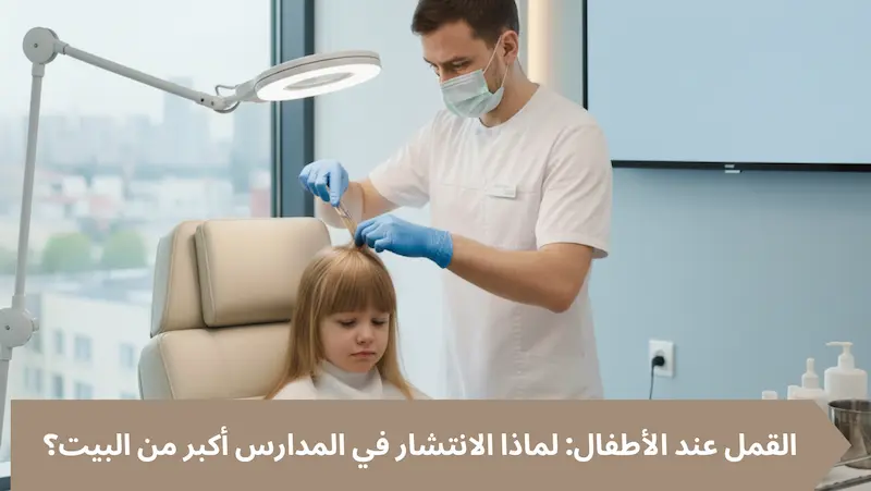 القمل عند الأطفال لماذا الانتشار في المدارس أكبر من البيت؟